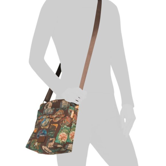 PATRICIA NASH Coated Fabric With Leather Carmini Convertible Crossbody - Picture 4 of 4